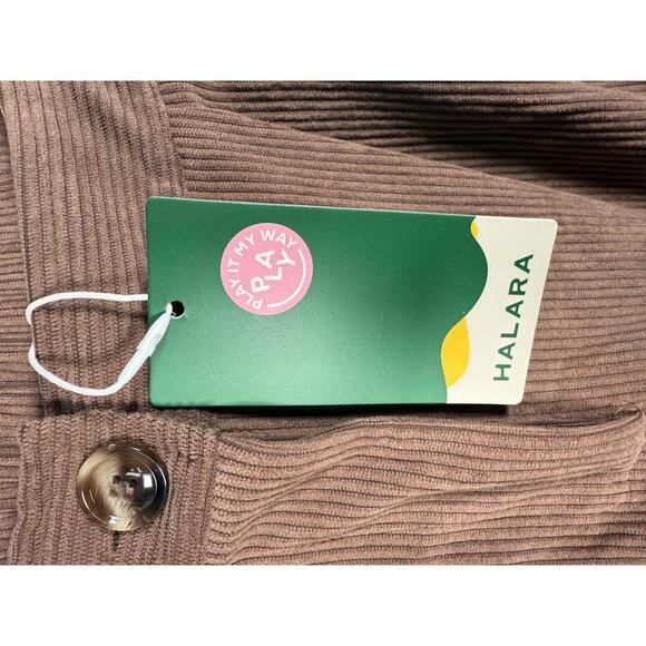 NWT Halara High Waisted Corduroy Casual Pants Cocoa Brown Size Large, Tall - Picture 10 of 12